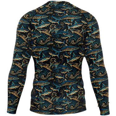 Chokefish™ Long Sleeve Rashguard Marine Men's Shirt-003